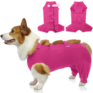 Traje de recuperación quirúrgica <span class=keywords><strong>para</strong></span> <span class=keywords><strong>perros</strong></span>, diseño de heridas antilamidas, transpirable, cómodo, <span class=keywords><strong>para</strong></span> <span class=keywords><strong>perros</strong></span>, mono de recuperación, <span class=keywords><strong>chaleco</strong></span> <span class=keywords><strong>para</strong></span> mascotas postoperatorio - Product Image 5