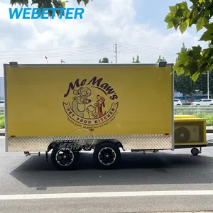 Webetter - Reboque multifuncional para comida, café, caminhão de comida, padaria, concessionária, trailer para comida, carrito de comida, móvel, pizza, caminhão para churrasco