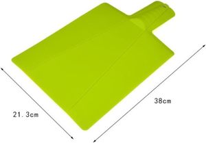 Tabla de Cortar Plegable de PP de 15 Pulgadas, Apta para Lavavajillas, Tapete de Preparación de Cocina con Asa, Rectangular, Patrón Personalizable, Color Personalizable - Product Image 4