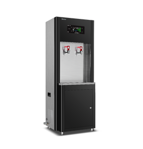 स्टेनलेस स्टील पानी कूलर पीने के फव्वारे डिस्पेंसर निस्पंदन 220v 32l टैंक क्षमता गर्म ठंडा वितरण - Product Image 1