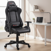 Chaise de bureau pour enfants, chaise de jeu moderne en cuir PU, inclinable à 180 degrés, personnalisable pour enfants