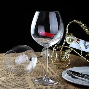 Raymond 30oz Custom Goblet Red Wine Glass Crystal Wine Glasses Logo Stemless Transparent Long Stem Big Wine Glass For Wedding