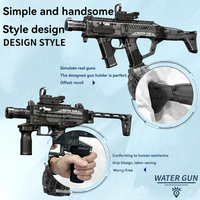 Pistolet à eau électrique avec effet de feu 730ML, pistolets à eau automatiques, jouets d'été en plein air pour enfants