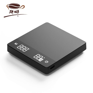 Balance de cuisine numérique portable NIBU en ABS avec minuteur, design antidérapant, capacité 10 kg, précision 1g, pour peser le café, fabriquée en Chine - Product Image 1