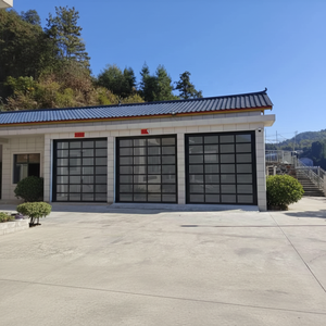 Portes de <span class=keywords><strong>garage</strong></span> en aluminium et verre, portes de <span class=keywords><strong>garage</strong></span> sectionnelles transparentes, portes de <span class=keywords><strong>garage</strong></span> sans cadre à vue complète, sur mesure - Product Image 6