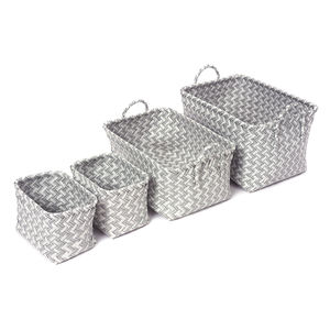 Cestas organizadoras tejidas SPYRO, cesta clasificadora de escritorio para dormitorio - Product Image 5