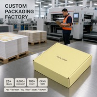Boîte cadeau pliante minimaliste unie en carton ondulé, personnalisable, avec fermeture à rabat sans ruban adhésif pour ceintures et bijoux, vente en gros