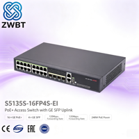 Commutateur H3C S5135S-16FP4S-EI 16 ports empilable POE SNMP QoS VLAN 10G en stock