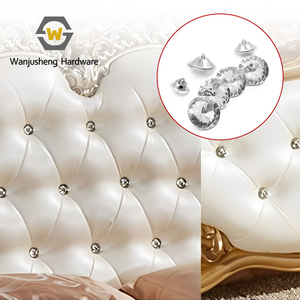 Canapé Coussin Dossier Décoratif Canapé Cristal Boutons Chaise Verre <span class=keywords><strong>Strass</strong></span> Boutons Tête <span class=keywords><strong>de</strong></span> <span class=keywords><strong>Lit</strong></span> Canapé Couture DIY Décorations - Product Image 6