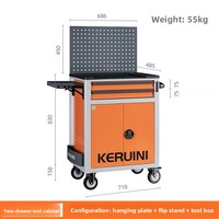 Carrito de Herramientas Móvil con Cajones para Reparación de Automóviles