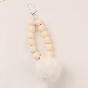 جديد أفخم الكرة سوار سلسلة مفاتيح زوجين قلادة سلسلة سحر بومبوم حلقة مفاتيح هدية الديكور - Product Image 2