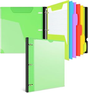 Tùy chỉnh có thể thay thế Refill A5 xoắn ốc Binder máy tính xách tay với túi nhựa, Divider & lót giấy trường văn phòng nguồn cung cấp. - Product Image 5