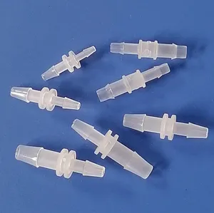 Plastique 5mm Tuyau 3/16 "Barbelé 2 Voies Barb Raccord PP I Forme Droite CPC Rapide Tube Connecteur