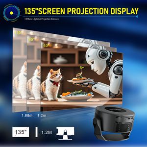 <span class=keywords><strong>2025</strong></span> Tốt Nhất Người Bán Hy300 Max Android Thông Minh Máy Chiếu 720P 200ANSI Xách Tay 8K Rạp Hát Tại Nhà Được Xây Dựng Trong Loa Ngắn Ném LCD - Product Image 5