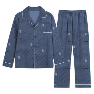 <span class=keywords><strong>Pigiami</strong></span> da <span class=keywords><strong>Uomo</strong></span> di Alta Qualità: Abbigliamento Comodo a Maniche Lunghe per Autunno/<span class=keywords><strong>Inverno</strong></span> - Foto Reali - Vendita all'Ingrosso - Product Image 1