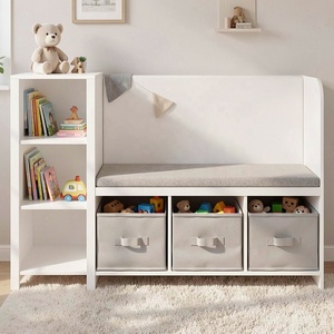Étagère de <span class=keywords><strong>rangement</strong></span> pour livres et jouets pour enfants, 6 compartiments, <span class=keywords><strong>chambre</strong></span> d'enfant, salle de jeux, bibliothèque en bois, coin lecture pour enfants - Product Image 5