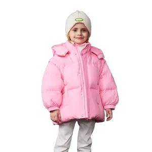 Girls' down jacket Windproof waterproof jacket High grade children's down jacket Waterproof winter clothes