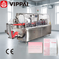 Machine de fabrication et d'emballage de lingettes humides pour bébés, garantie 1 an VIPPAI VPD250