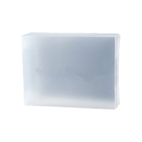 Caja Transparente de PVC Esmerilado Personalizada de Fábrica con Logotipo Imprimible para Exhibición, Supermercado y Empaque de Abarrotes