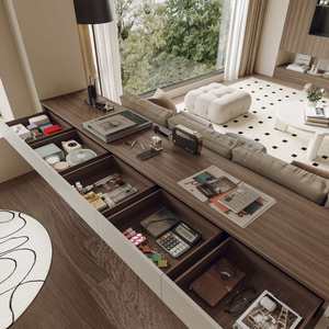 Estantería de Madera de Estilo Minimalista y Lujo Ligero, Librería Moderna con Diseño Desmontable para Estudio, Escritorio de Computadora, Equipo de Almacenamiento de Libros - Product Image 5