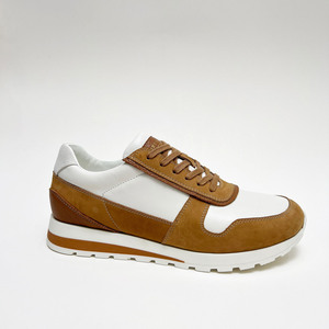 รองเท้าหนังวัวแท้ผู้ชายสไตล์ลำลองธุรกิจระดับไฮเอนด์ขายส่งจากโรงงาน แบบผูกเชือก หุ้มข้อต่ำ พื้นหนา แฟชั่นทันสมัย เหมาะสำหรับเดิน - Product Image 2