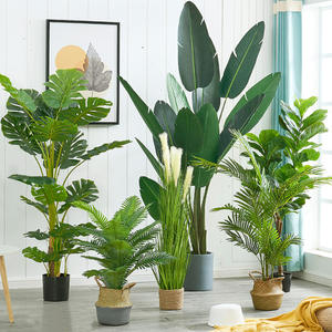 Palmera verde artificial Planta artificial con maceta Plantas artificiales Macetas Planta en maceta artificial Plantas artificiales en maceta - Product Image 1