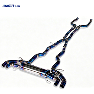 Sistema de escape Cat-Back Valvetronic de titanio artesanal para M760 M750 G12: Sonido deportivo profundo y respuesta del acelerador mejorada - Product Image 3