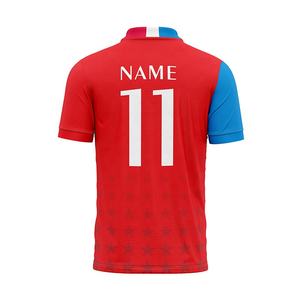 T-shirt da uomo a manica corta in poliestere t-shirt da <span class=keywords><strong>Tennis</strong></span> a asciugatura rapida e traspirante t-shirt da Badminton - Product Image 4