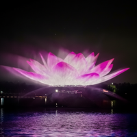 Écran d'eau numérique CNC en acier inoxydable 220V avec fonction rideau d'eau, texte couleur optionnel, DIY, spectacle lumineux intérieur/extérieur - Garantie 2 ans