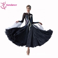 B-19445 Nouvelle Salle De Bal Lisse Concurrence Robe De Danse Moderne de Haute Qualité Danse Robe Standard Lisse À Vendre