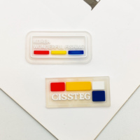 Patchs 3D personnalisés en PVC imprimés Technics sous forme de rouleau Étiquettes et étiquettes durables pour vêtements en caoutchouc de silicone
