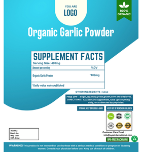 Produit axé sur la santé en poudre d'ail biologique cultivé dans la nature directement d'Inde à vendre d'Inde - Product Image 2