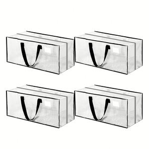 Bolsas de Mudanza Grandes con Cierre y Asas, Bolsas de Almacenamiento Plegables para Ropa, Mantas y Ropa de Cama - Product Image 1