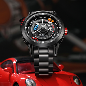 Montre à Quartz Créative pour Homme avec Cadran Rotatif, Style Sportif Modifié 911, pour le Dropshipping et la Vente en Gros - Product Image 2