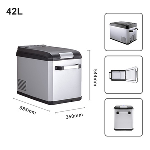 Réfrigérateur portable pour voiture Colku 42L, <span class=keywords><strong>petit</strong></span> congélateur avec poignée robuste, compresseur de réfrigération 12V CC - Product Image 2