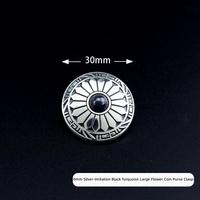 Kancing Concho Motif Bunga Matahari Berbagai Ukuran dari Bahan Alloy untuk Aksesoris Kulit Buatan Tangan Gaya Barat