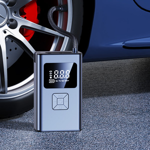 60w 이중 전원 무선 타이어 팽창기 펌프 휴대용 공기 압축기 자동차 오토바이 4000mah 타이어 전기 팽창 - Product Image 4