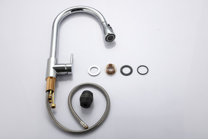 Sang trọng hiện đại phong cách nhà bếp tap nước nóng và lạnh tap Brass kéo ra phun bồn rửa nhà bếp Vòi <span class=keywords><strong>Mixer</strong></span> - Product Image 6