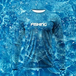 Chemise de pêche personnalisée respirante, séchage rapide, légère, recyclée, anti-UV, camouflage, haute performance, manches longues - Product Image 1