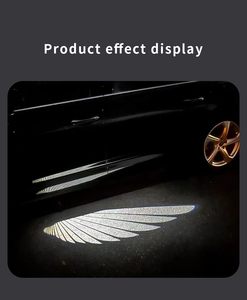 Gros Projecteurs LED Haute Puissance 12V Lumières d'Accueil <span class=keywords><strong>Ailes</strong></span> d'Ange Fantôme et Autres Accessoires <span class=keywords><strong>Logo</strong></span> de <span class=keywords><strong>Voiture</strong></span> État Neuf - Product Image 4