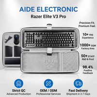 Sac de rangement pour clavier intégré mini portable compatible avec Razer Elite V3 Pro, prend en charge le clavier à 104 touches