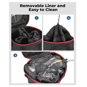 Muestra gratuita de bote de basura para barco con logo personalizado, bolsa de basura reutilizable para barco, bote de basura portátil, organizador de almacenamiento para el maletero, para navegación. - Product Image 3