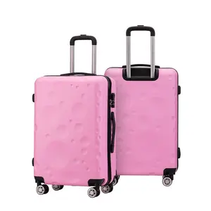 Заводская оптовая продажа, 250 розовый багажный комплект, Комбинированный Замок для деловых поездок, дорожные чемоданы, комплекты багажа с бесшумными колесами