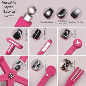 New 8in1 Nail Magnet Multi Functional For Attracting Glass Beads Cat Eye Nail Polish And Gel Polish - Product Image 3