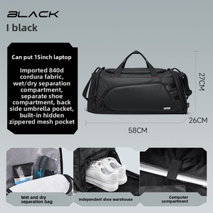<span class=keywords><strong>Sac</strong></span> à dos <span class=keywords><strong>de</strong></span> <span class=keywords><strong>sport</strong></span> convertible 2 en 1 en Cordura 840D, grande capacité 40L, <span class=keywords><strong>sac</strong></span> <span class=keywords><strong>de</strong></span> voyage imperméable pour <span class=keywords><strong>homme</strong></span> - Product Image 4