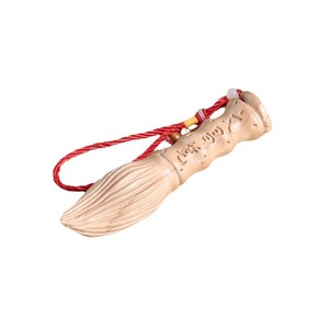 Colgante de madera de durazno Wenchang con borla, amuleto para regalo de estudiante, artesanía de madera - Product Image 5