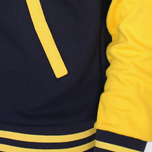 2004 veste universitaire de Baseball en cuir PU personnalisée pour hommes haute rue décontracté hiver laine corps OEM lettre motif Service fini - Product Image 1