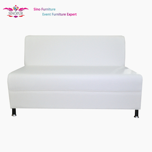Ensemble de canapés modulaires en <span class=keywords><strong>bois</strong></span> capitonnés Sinofur, blanc, style moderne, pour mariage - Product Image 3