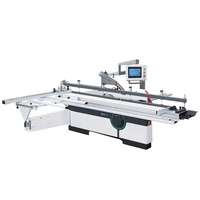 Painel deslizante cnc serra industrial, precisão de trabalho em madeira painel de corte de madeira máquina de serra de mesa deslizante