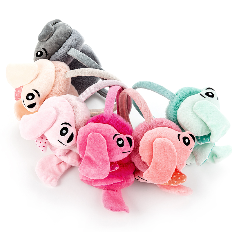 Hot Sale Puppy Pattern Ear Warmer Multi-Color Earmuffs Fluffy Ear Protection For Winter Autumn Outdoor Activity